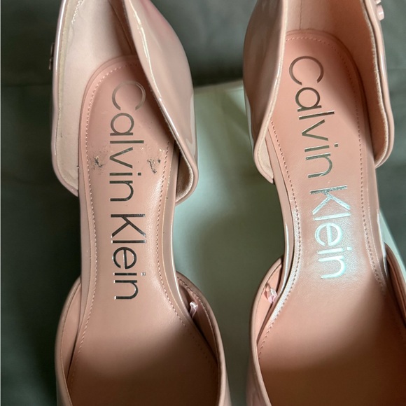 Calvin Klein pink patent d’orsay heels - Picture 9 of 9
